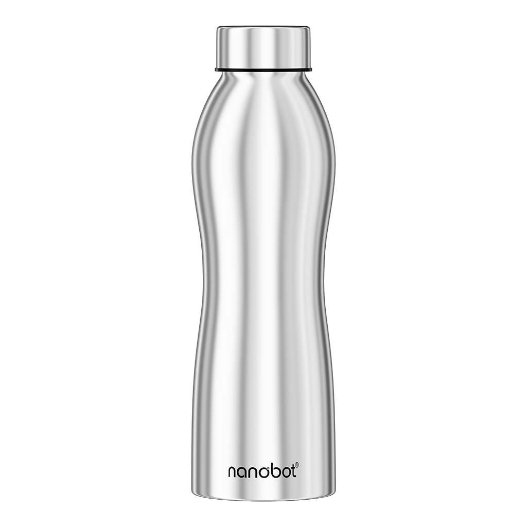 Ace stainless steel water bottle - Nanobot- steel bottle manufacturer in India