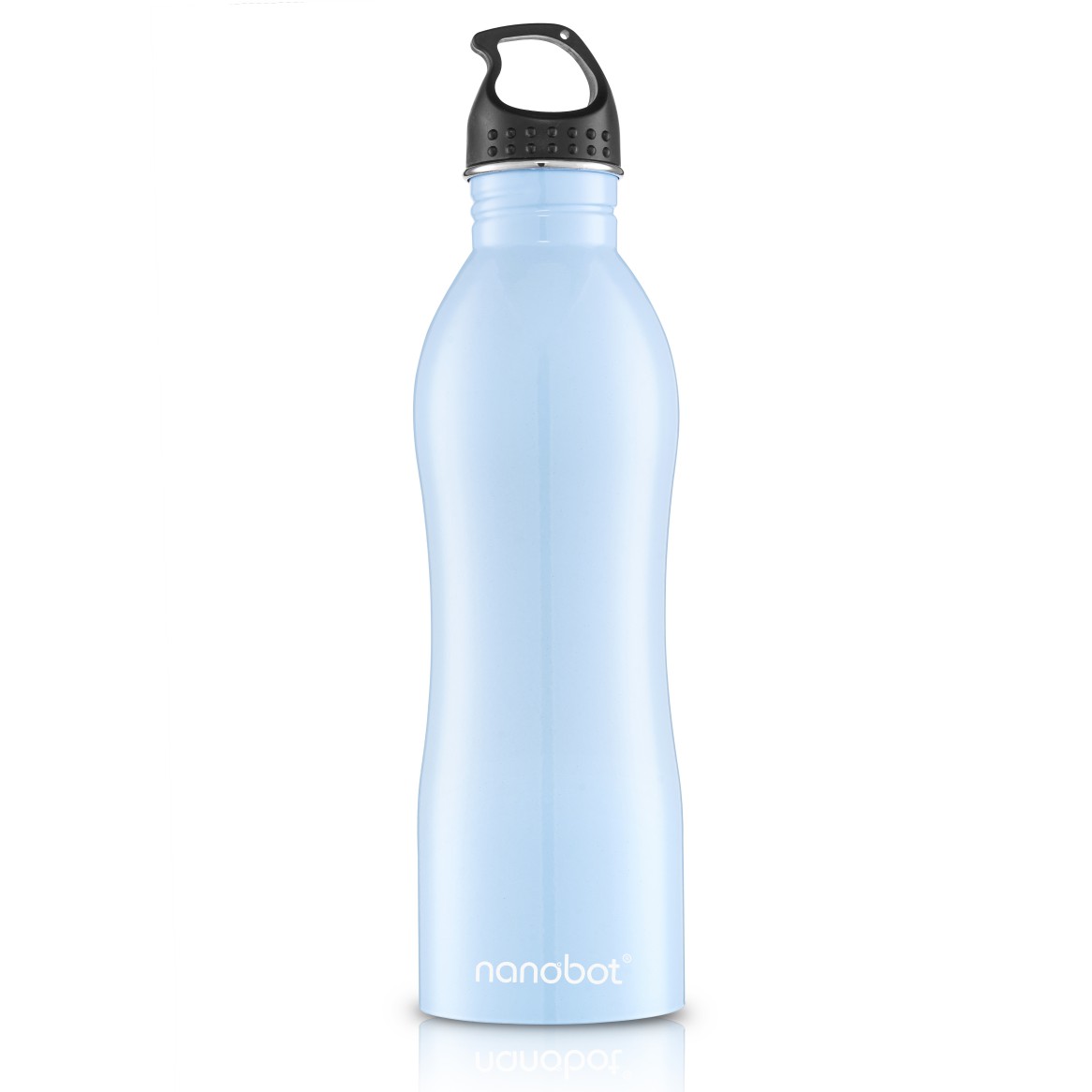 The Perks of a Stainless Steel Sports Water Bottle- Sports bottle- Stainless Steel Water Bottles- Nanobot - Sky blue Color Bottle